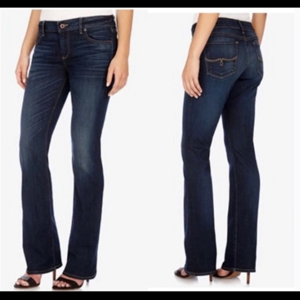 Lucky Brand Lolita Boot Blue jeans 4/27